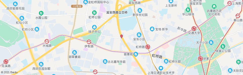 上海安顺路中山西路_公交站地图_上海公交_妙搜公交查询2024