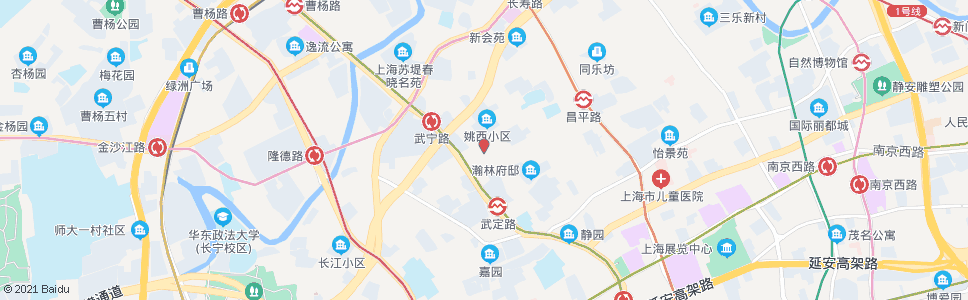 上海康定路万春街_公交站地图_上海公交_妙搜公交查询2024