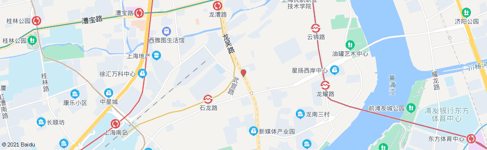 上海新龙华_公交站地图_上海公交_妙搜公交查询2024