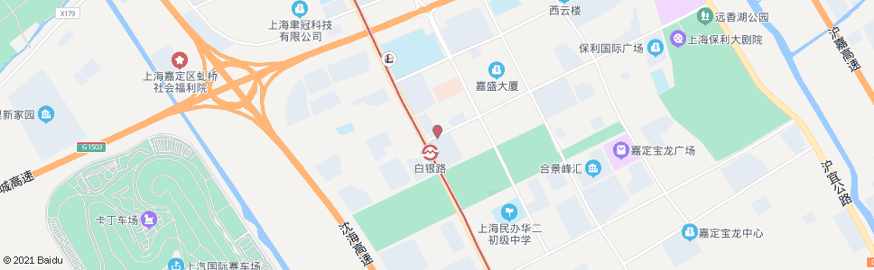 上海公交白银路站_公交站地图_上海公交_妙搜公交查询2024