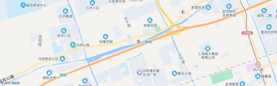 上海北松公路华宁路_公交站地图_上海公交_妙搜公交查询2024
