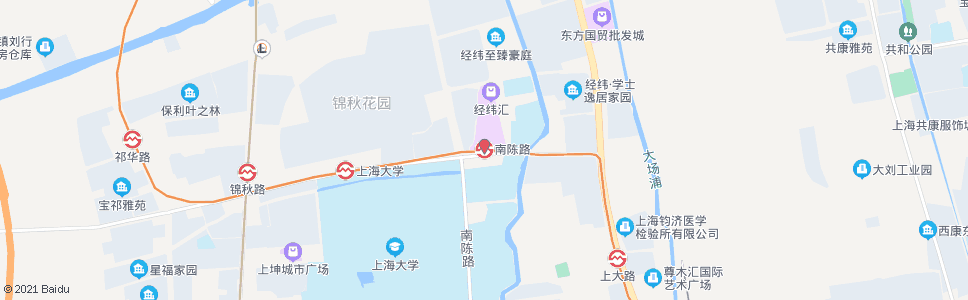 上海南陈路站_公交站地图_上海公交_妙搜公交查询2024
