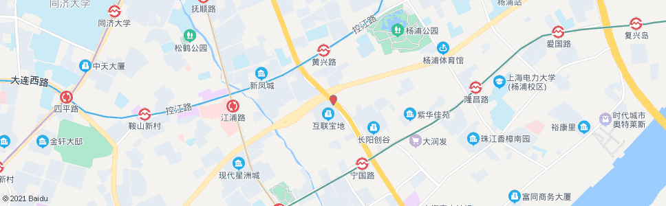上海黄兴路周家嘴路_公交站地图_上海公交_妙搜公交查询2024