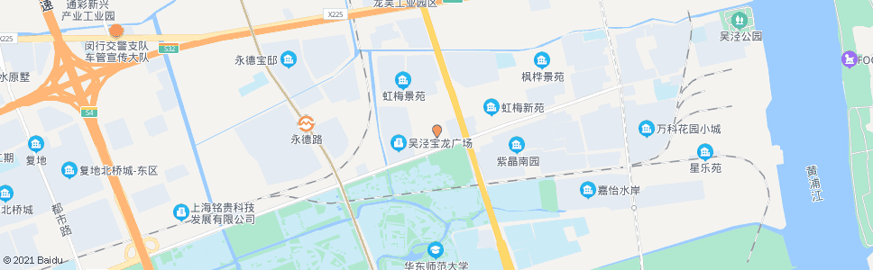 上海友爱中学_公交站地图_上海公交_妙搜公交查询2024