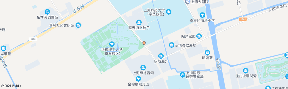 上海海湾路海思路_公交站地图_上海公交_妙搜公交查询2024