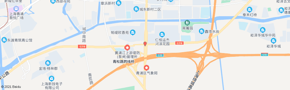 上海沪青平公路外青松公路_公交站地图_上海公交_妙搜公交查询2024