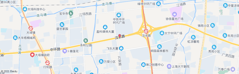 上海汶水路万荣路_公交站地图_上海公交_妙搜公交查询2024