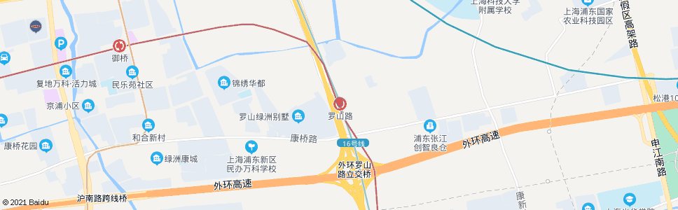 上海罗山路站_公交站地图_上海公交_妙搜公交查询2024