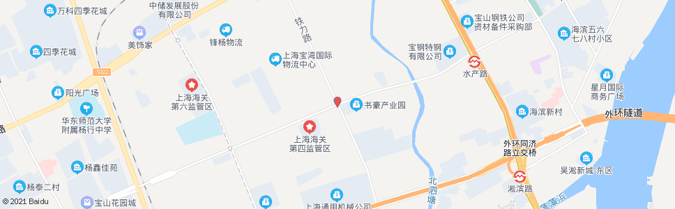 上海水产路铁力路_公交站地图_上海公交_妙搜公交查询2024