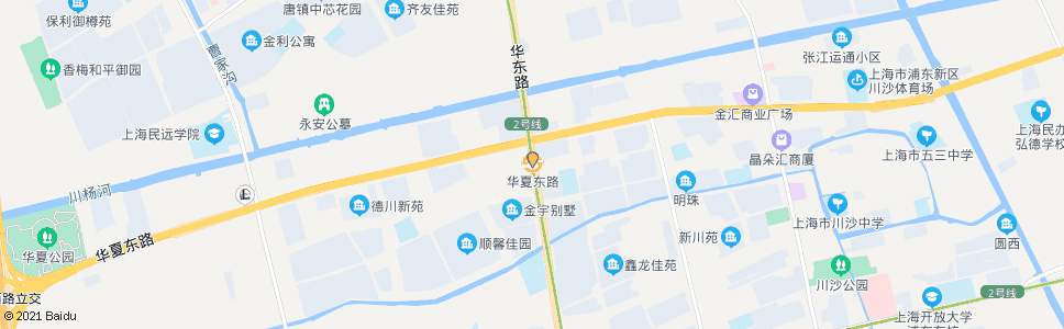 上海华夏东路站_公交站地图_上海公交_妙搜公交查询2024