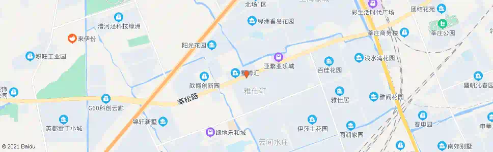 上海莘松路场西路_公交站地图_上海公交_妙搜公交查询2024