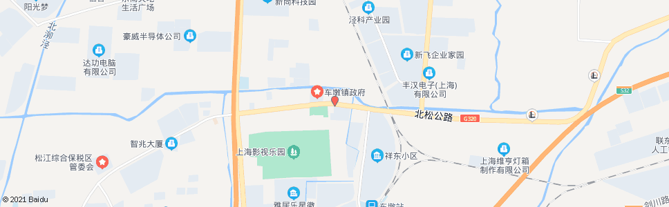上海北松公路影维路_公交站地图_上海公交_妙搜公交查询2024