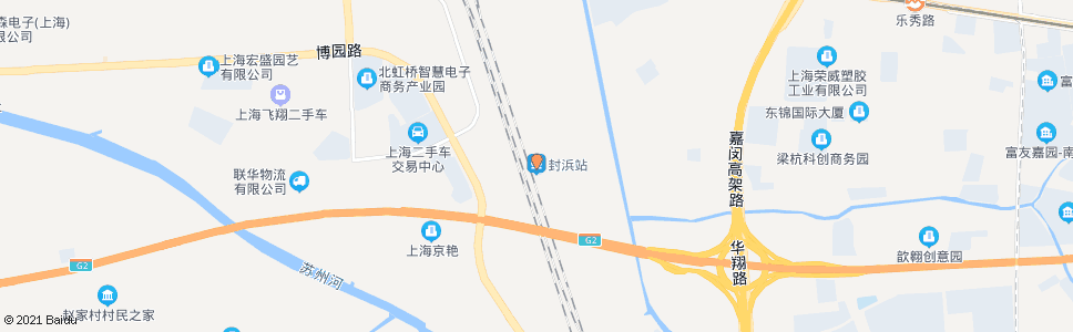 上海封浜_公交站地图_上海公交_妙搜公交查询2024