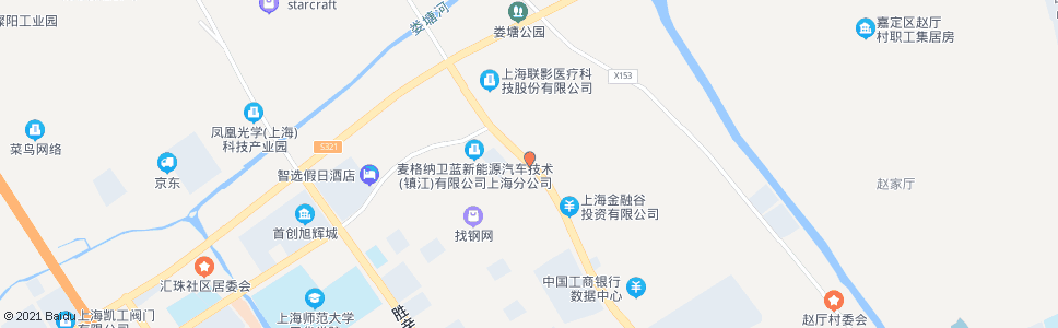 上海城北路汇源路_公交站地图_上海公交_妙搜公交查询2024