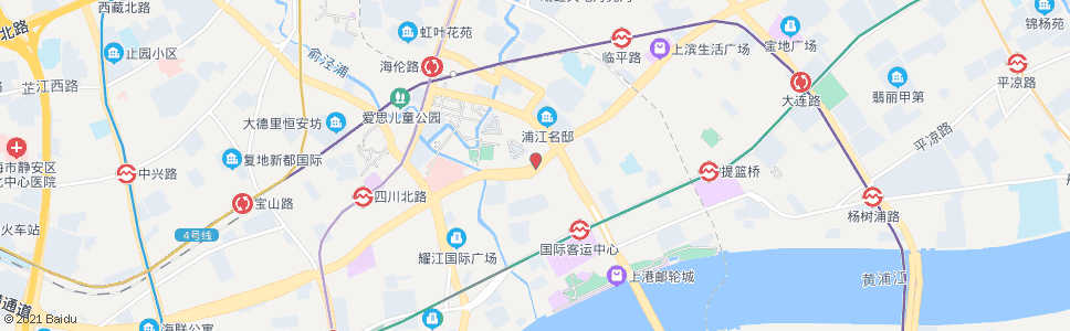 上海周家嘴路新建路_公交站地图_上海公交_妙搜公交查询2024