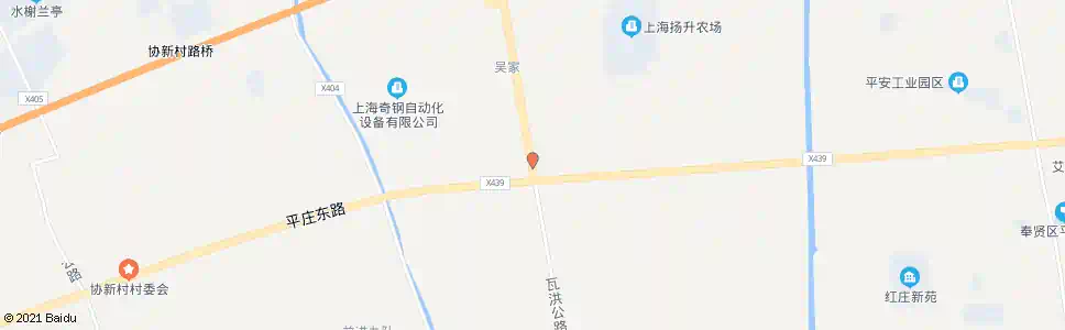 上海瓦洪公路平庄公路_公交站地图_上海公交_妙搜公交查询2024