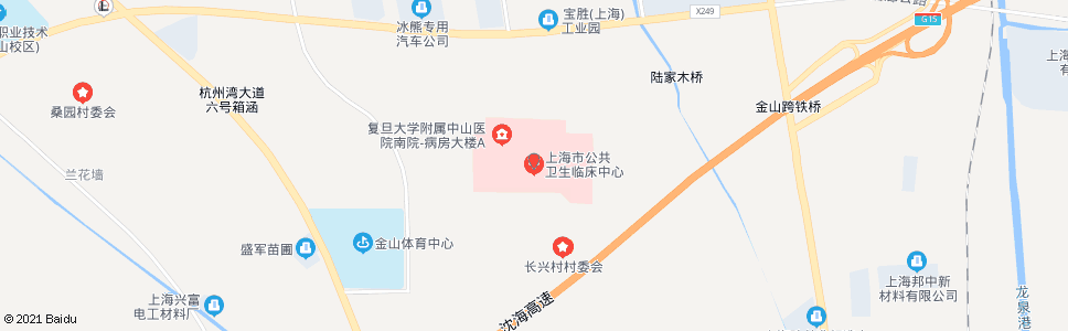 上海公共卫生临床中心_公交站地图_上海公交_妙搜公交查询2024