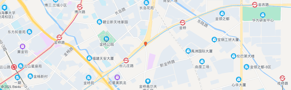 上海杨高北路金海路_公交站地图_上海公交_妙搜公交查询2024