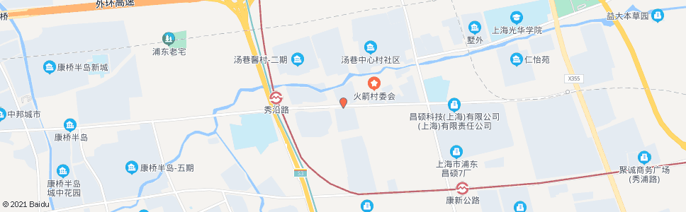 上海秀沿路环桥路_公交站地图_上海公交_妙搜公交查询2024