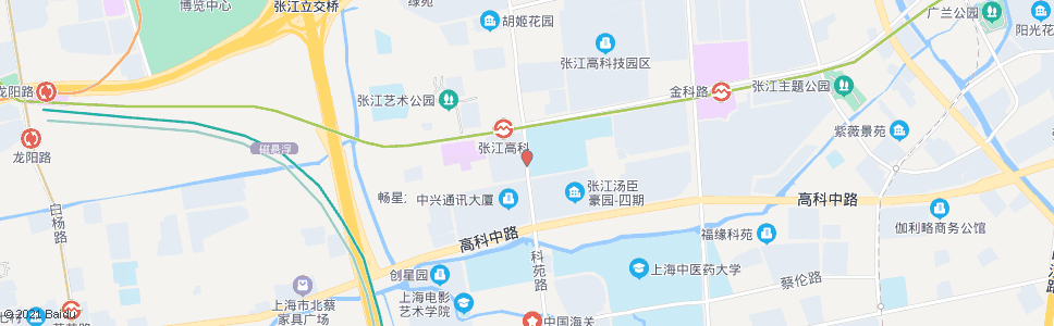 上海科苑路晨晖路_公交站地图_上海公交_妙搜公交查询2024