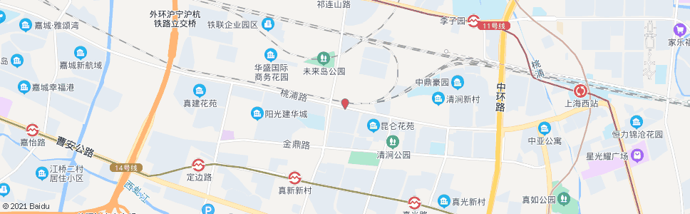 上海真建新村_公交站地图_上海公交_妙搜公交查询2024
