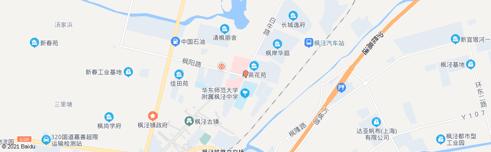 上海白牛路枫阳路(老车站)_公交站地图_上海公交_妙搜公交查询2024