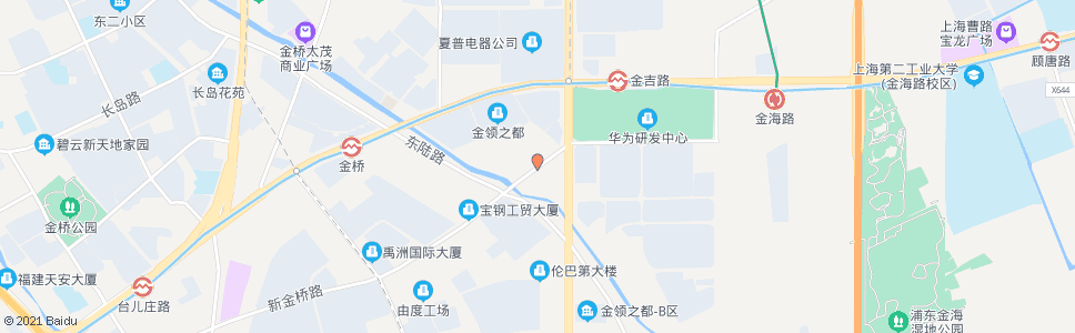 上海申江路新金桥路_公交站地图_上海公交_妙搜公交查询2024