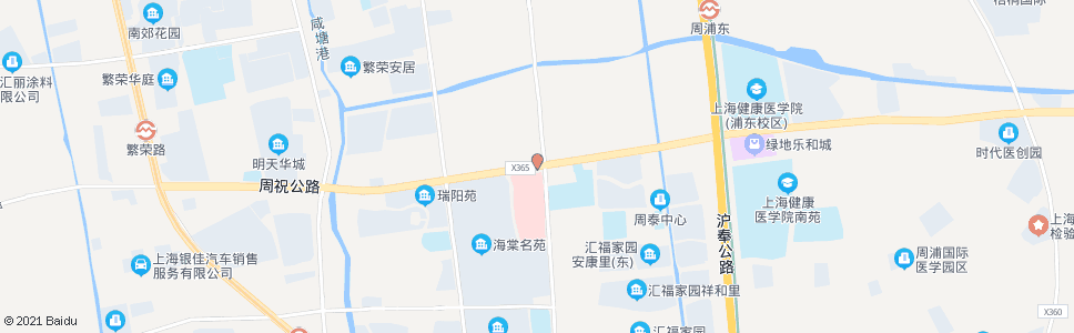 上海周祝公路周园路(周浦医院)_公交站地图_上海公交_妙搜公交查询2024