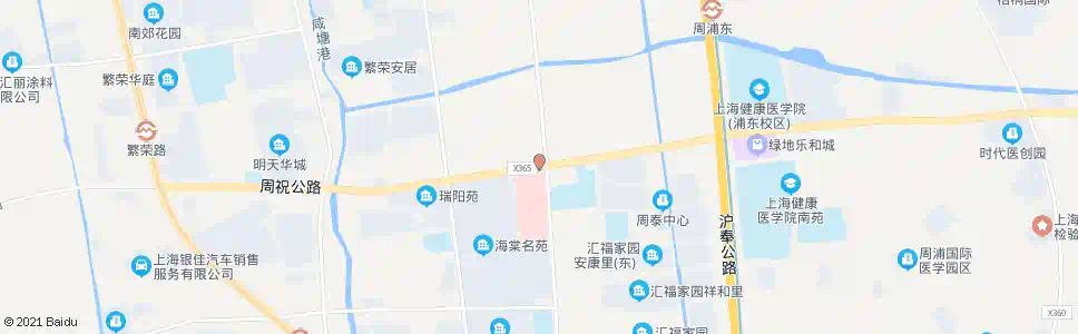 上海周祝公路周园路(周浦医院)_公交站地图_上海公交_妙搜公交查询2024