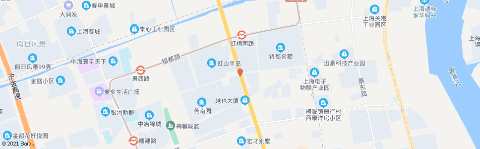 上海景联路虹梅南路_公交站地图_上海公交_妙搜公交查询2024