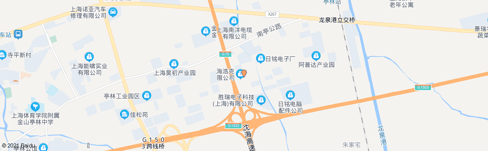上海G15高速东_公交站地图_上海公交_妙搜公交查询2024