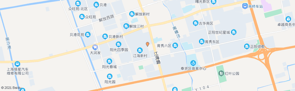 上海育秀路南星路_公交站地图_上海公交_妙搜公交查询2024