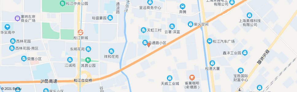 上海天虹一村_公交站地图_上海公交_妙搜公交查询2024