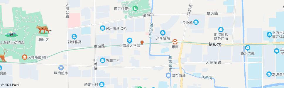 上海拱极路城北路_公交站地图_上海公交_妙搜公交查询2024