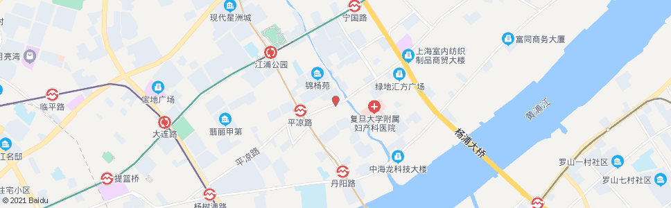 上海平凉路兰州路_公交站地图_上海公交_妙搜公交查询2024