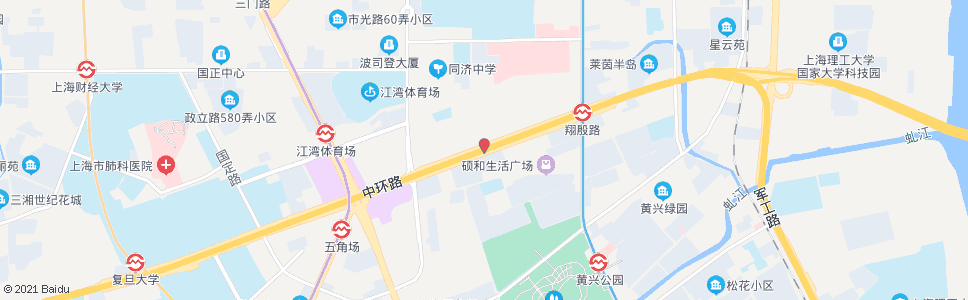 上海翔殷路国和路_公交站地图_上海公交_妙搜公交查询2024