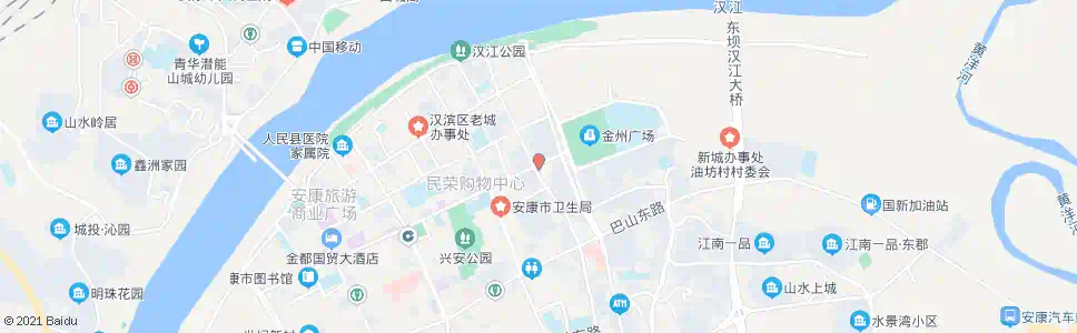 安康长江医院_公交站地图_安康公交_妙搜公交查询2024