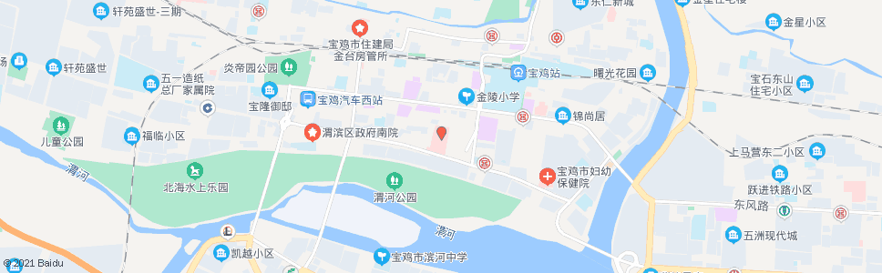 宝鸡市人民医院_公交站地图_宝鸡公交_妙搜公交查询2024