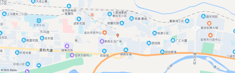 宝鸡电机段_公交站地图_宝鸡公交_妙搜公交查询2024