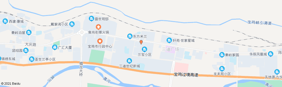 宝鸡兰宝小区(列电)_公交站地图_宝鸡公交_妙搜公交查询2024