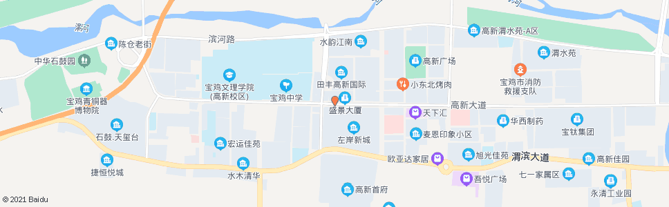 宝鸡学子路南口_公交站地图_宝鸡公交_妙搜公交查询2024