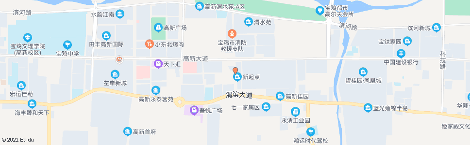 宝鸡新苑路南口_公交站地图_宝鸡公交_妙搜公交查询2024