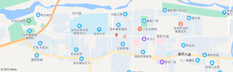 宝鸡锦江酒店(学子路口)_公交站地图_宝鸡公交_妙搜公交查询2024