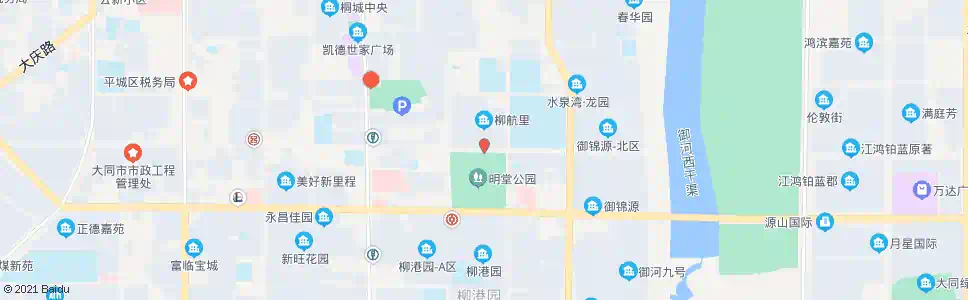 大同柳航里_公交站地图_大同公交_妙搜公交查询2024