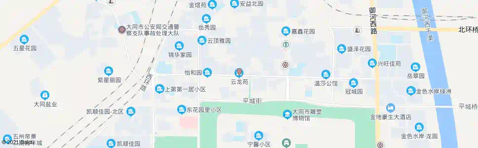 大同云龙苑小区_公交站地图_大同公交_妙搜公交查询2024