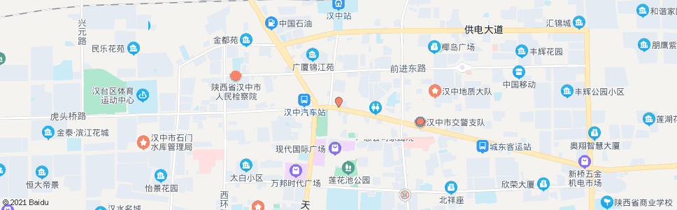 汉中桃心岛超市_公交站地图_汉中公交_妙搜公交查询2024