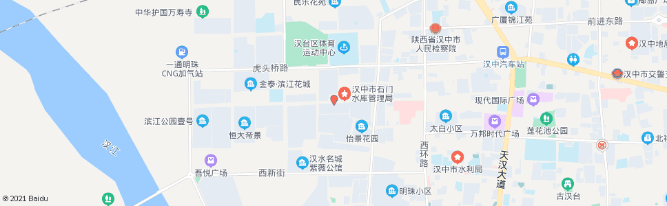 汉中汉水名城_公交站地图_汉中公交_妙搜公交查询2024