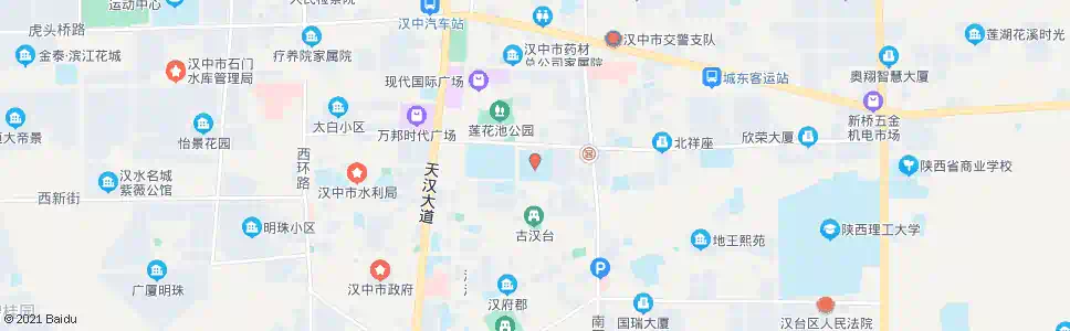 汉中汉台中学_公交站地图_汉中公交_妙搜公交查询2024