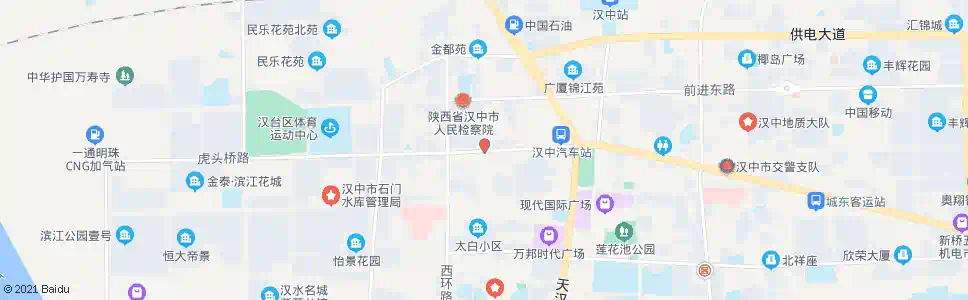 汉中虎桥路中段_公交站地图_汉中公交_妙搜公交查询2024