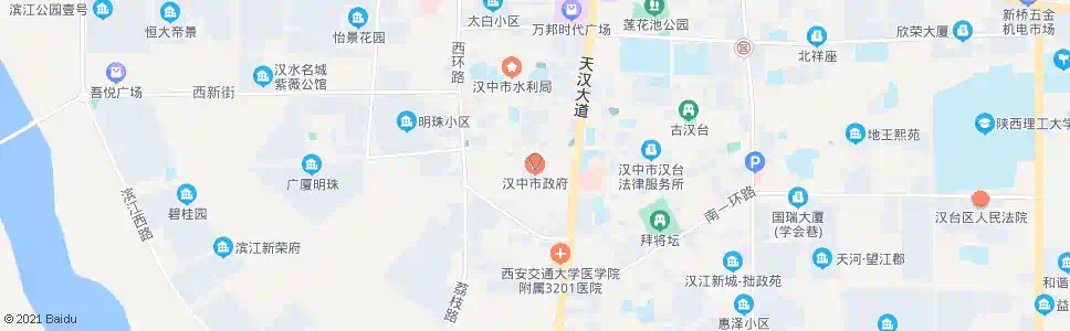 汉中汉中市政府南门_公交站地图_汉中公交_妙搜公交查询2024